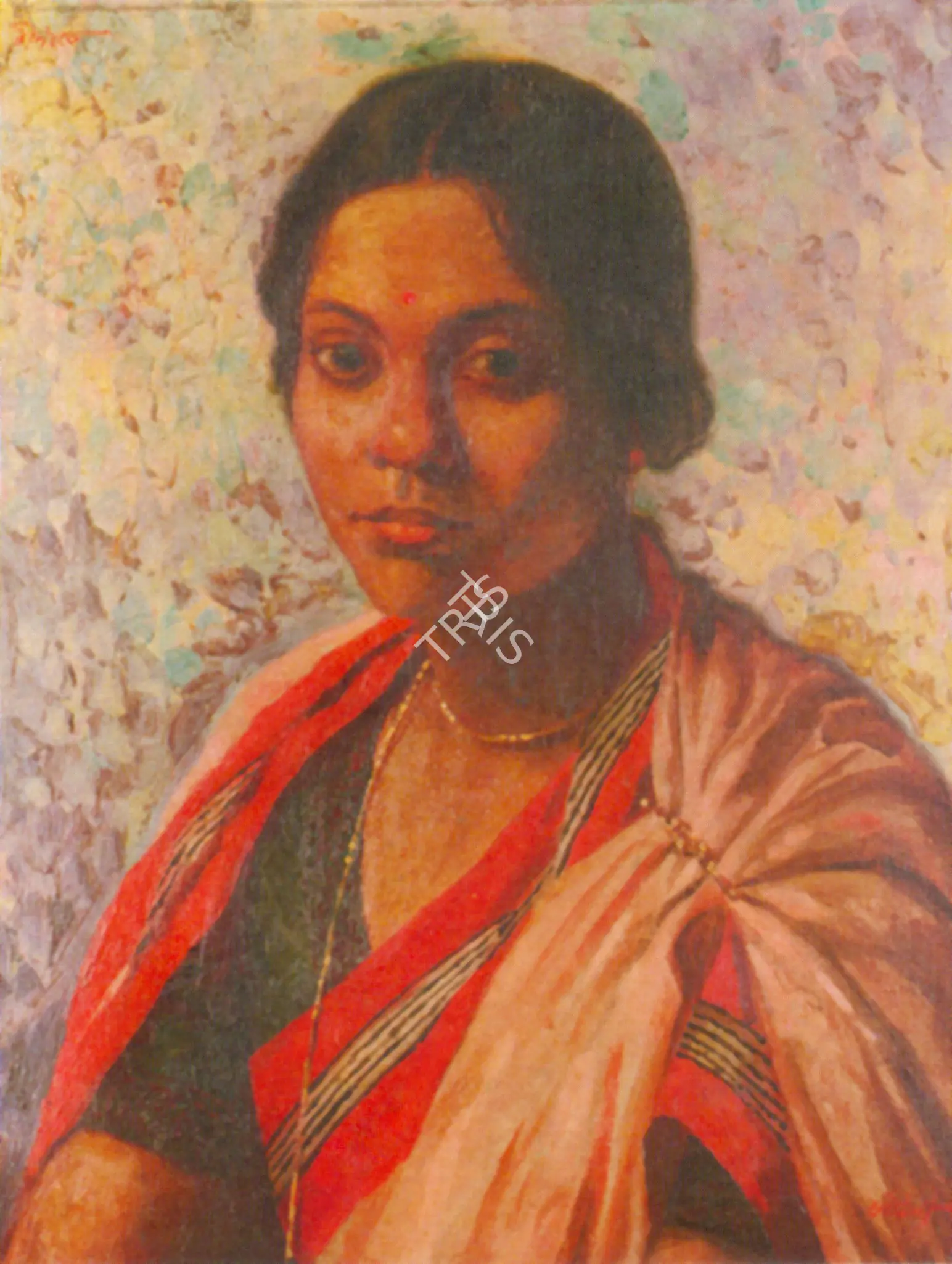 Gangooly, J.P. (Artist). A Bengali Beauty. Oil on canvas, 1834 | Painting  | 00877010