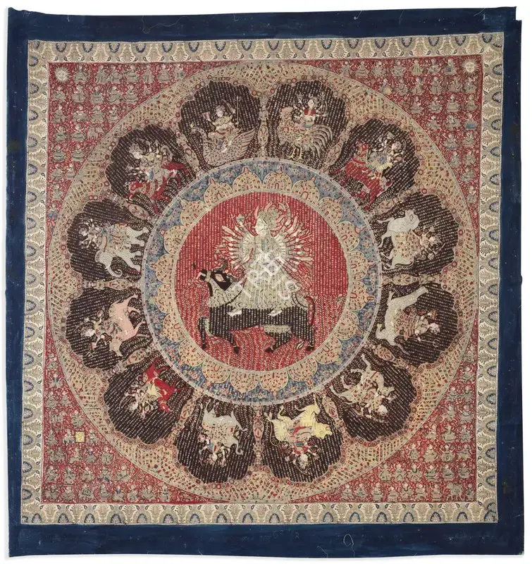 Chitara, Sanjay Manubhai (Artist). Untitled (Mata ni Pachedi), n.d. | Tapestry