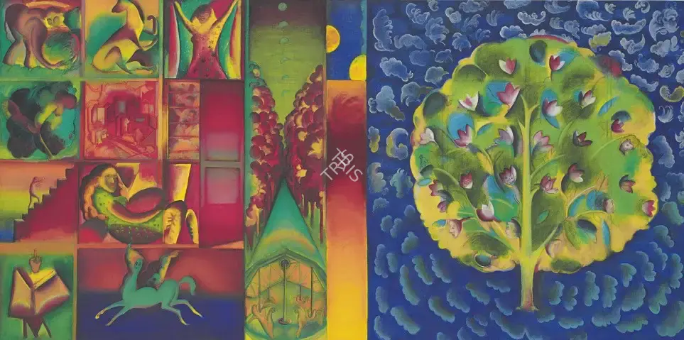 Sheikh, G.M. (Artist). Between Memory And Music, 1989-1991 | Painting