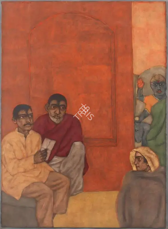Panchal, Shanti (Artist). Letter from India. Watercolour on paper, 1991 | Painting | FineArts | 00354602