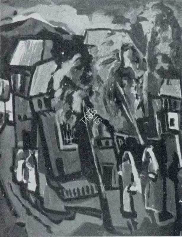 Santosh, G.R. (Artist). Composition, n.d. | Painting