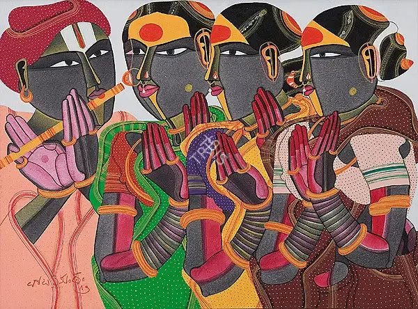 Vaikuntam, Thota (Artist). Untitled. Acrylic on canvas, 2012 | Painting | FineArts | 00645609