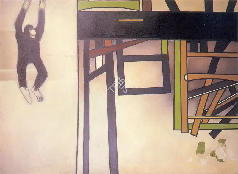 Broota, Rameshwar (Artist). Self 1969. Oil on canvas, n.d. | Painting | FineArts | 00371228