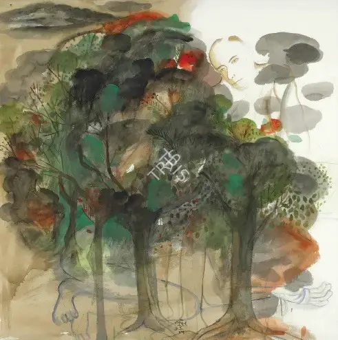 Khakhar, Bhupen (Artist). Untitled, 1995 | Painting