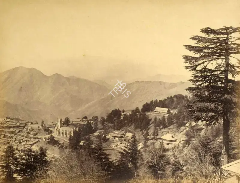 Unknown (Photographer). Mussoorie. Albumen print pasted on mount, n.d. | Antiquarian Photograph | Photography | 00115889