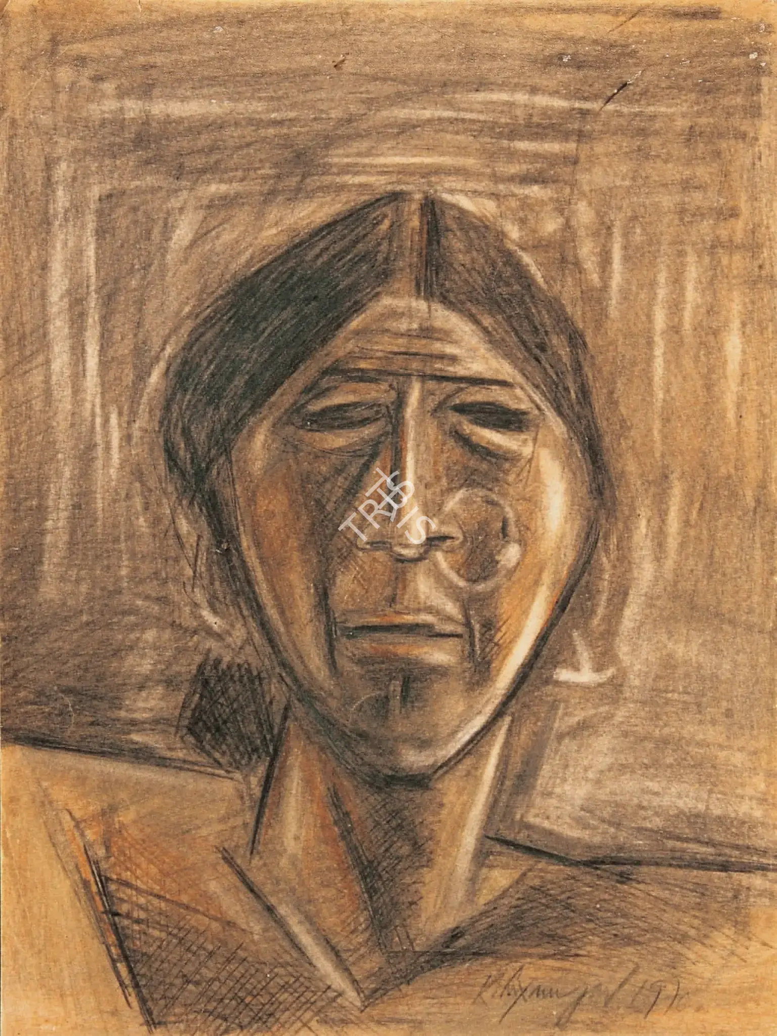 Goud, K. Laxma (Artist). Untitled, 1996 | Drawing