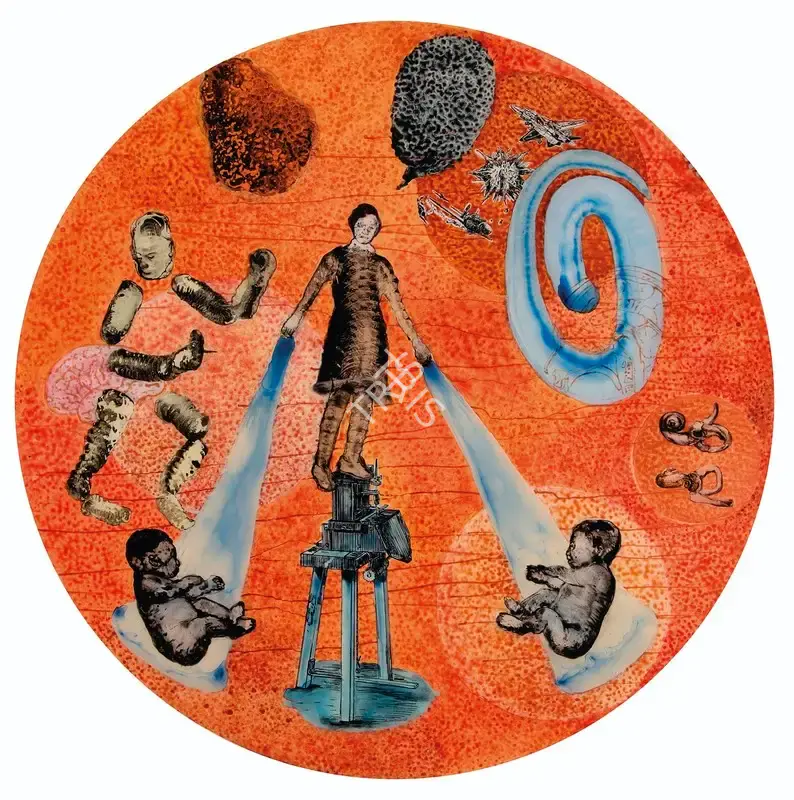 Malani, Nalini (Artist). Broken #2, 2009 | Painting
