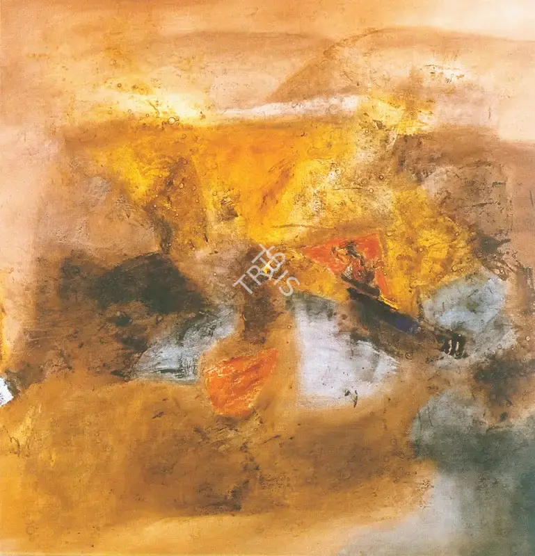 Shreshtha, Laxman (Artist). Untitled. Oil on canvas, n.d. | Painting | FineArts | 00597607