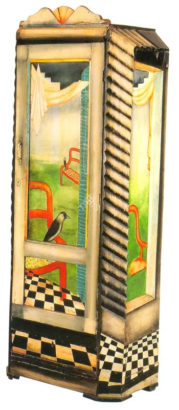 Menon, Anjolie Ela (Artist). Cupboard - Crow Series, n.d. | Graphic Art