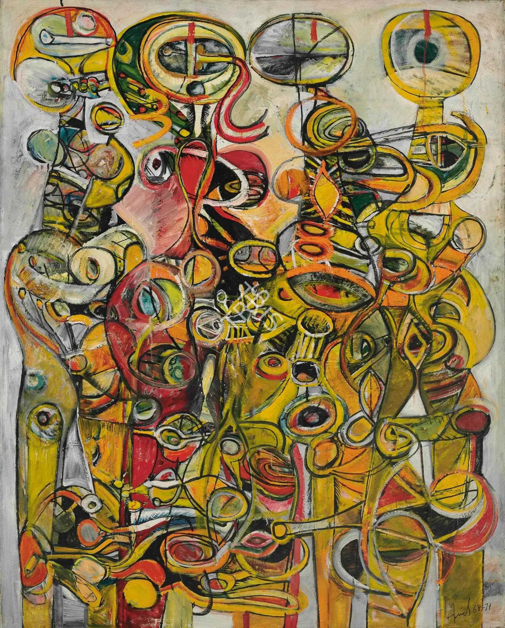 Chandra, Avinash (Artist). Untitled, 1968-1971 | Painting