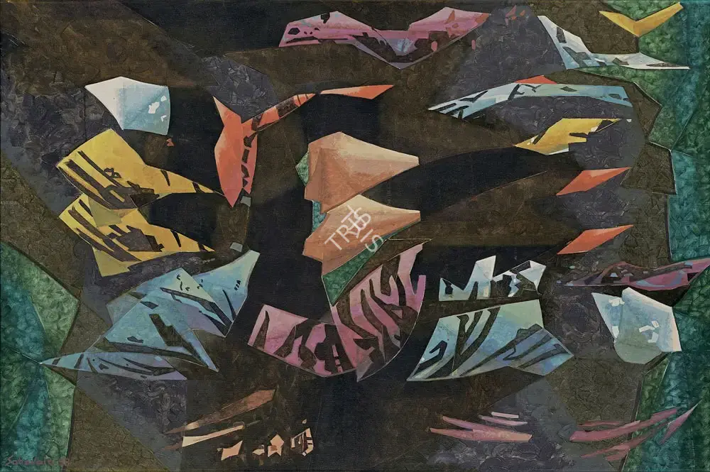Sabavala, Jehangir (Artist). Nocturnal Flight, 1998 | Painting