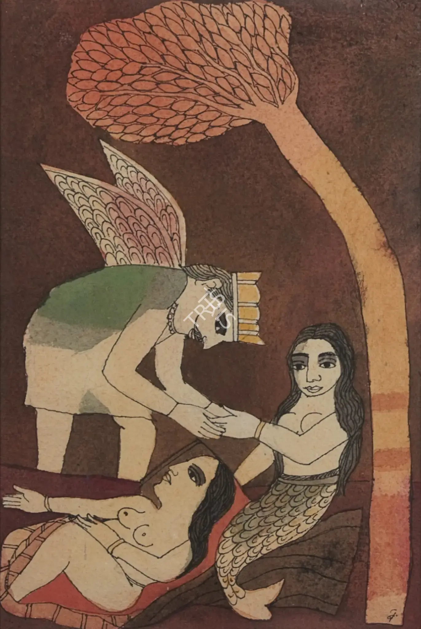 Narayan, Badri (Artist). Untitled, n.d. | Painting