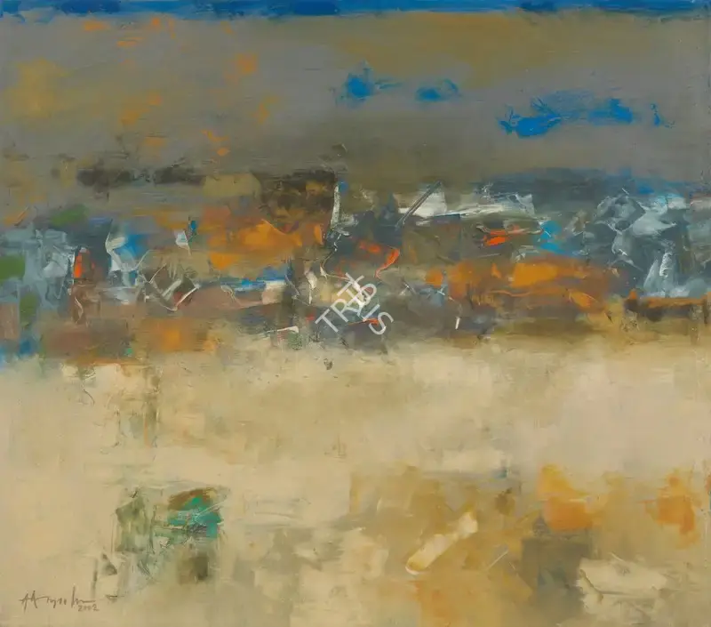 Adimoolam, K.M. (Artist). Untitled. Oil on canvas, 2002 | Painting | FineArts | 00331883