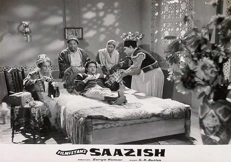 Kumar, Surya (Director), Saazish, 1959 | Lobby Card | CinemaEducation | 00826314