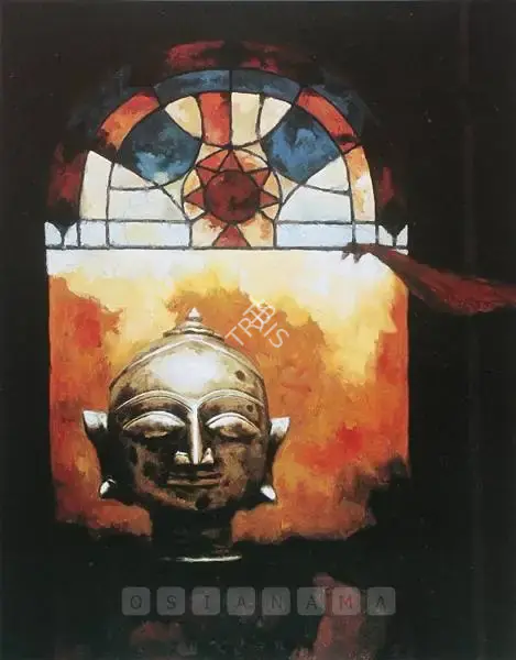 Bhattacharya, Sanjay (Artist). Untitled. Oil on canvas, 1997 | Painting | FineArts | 00376214