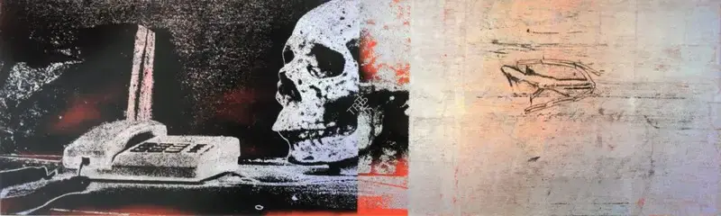 Ponmany, Justin (Artist). Death Ring. Acrylic and hologram on canvas, n.d. | Painting | FineArts | 00898351