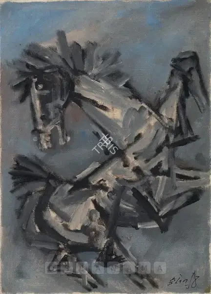 Husain, M.F. (Artist). Untitled, n.d. | Painting