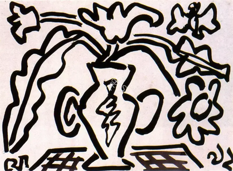 Chowdhury, Jogen (Artist). Still Life, 1992 | Drawing