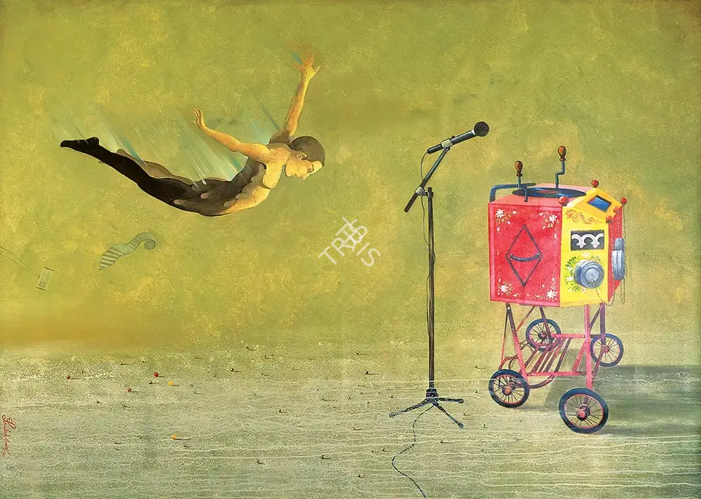 Swain, Pradosh (Artist). Peeping Childhood, 2010 | Painting