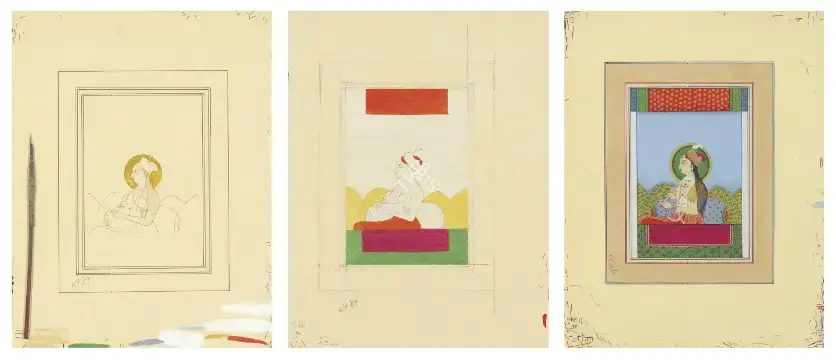 Qayyum, Tazeen (Artist). Making Of A Miniature I, 2005 | Painting