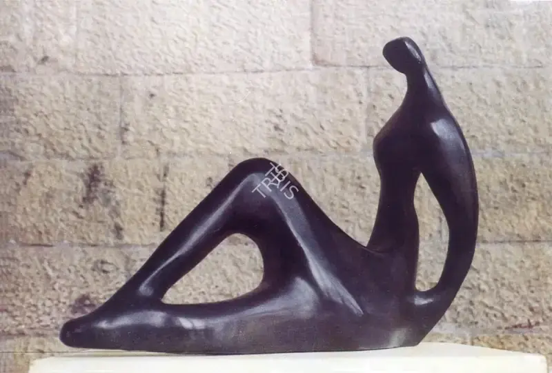 Pochkhanawala, Pillo (Artist). Seated Woman. n.d. | Marg, December 2022 - March 2023 | Sculpture | FineArts | 00675443