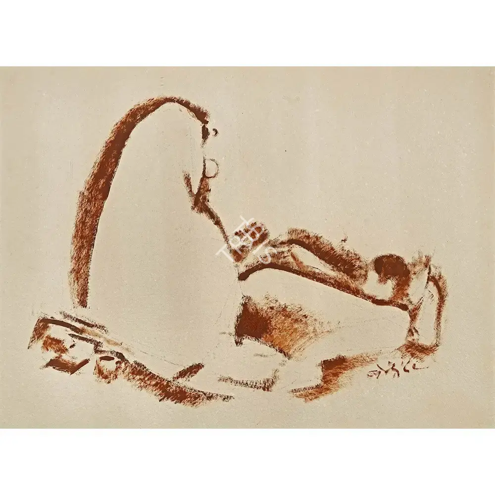 Bendre, N.S. (Artist). Untitled, 1989 | Painting