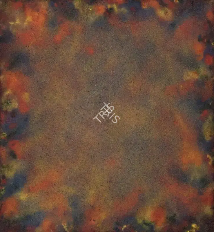 Bhavsar, Natvar (Artist). K-NRA. Dry pigments with oil and acrylic on canvas, 1973 | Painting | FineArts | 00339593