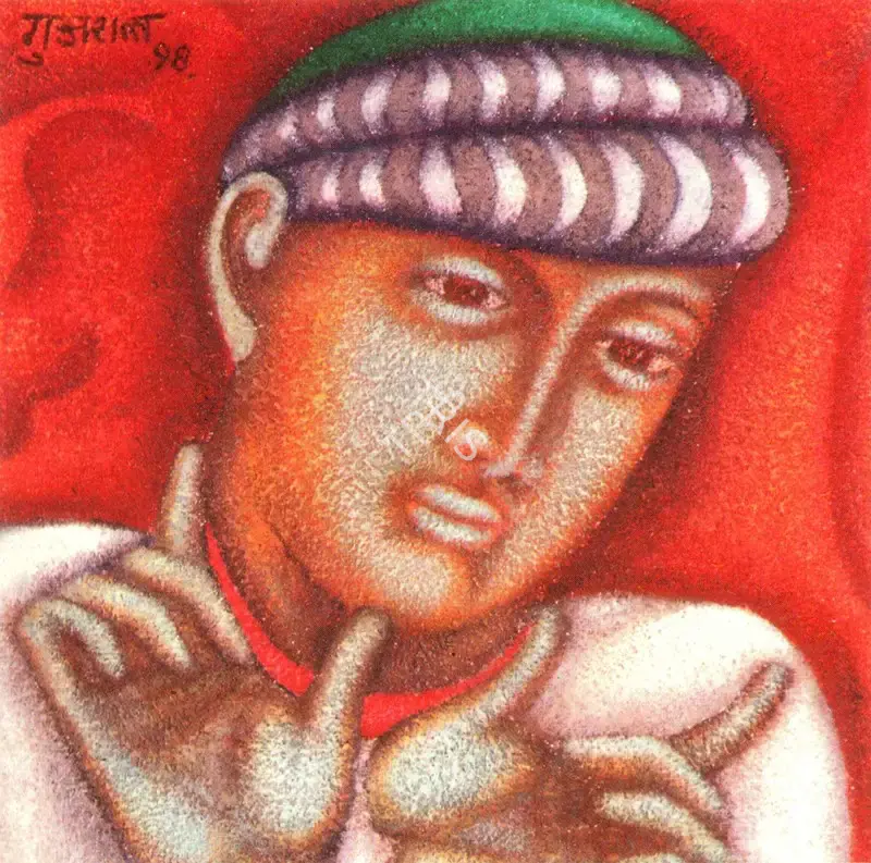 Gujral, Satish (Artist). Untitled, 1998 | Painting