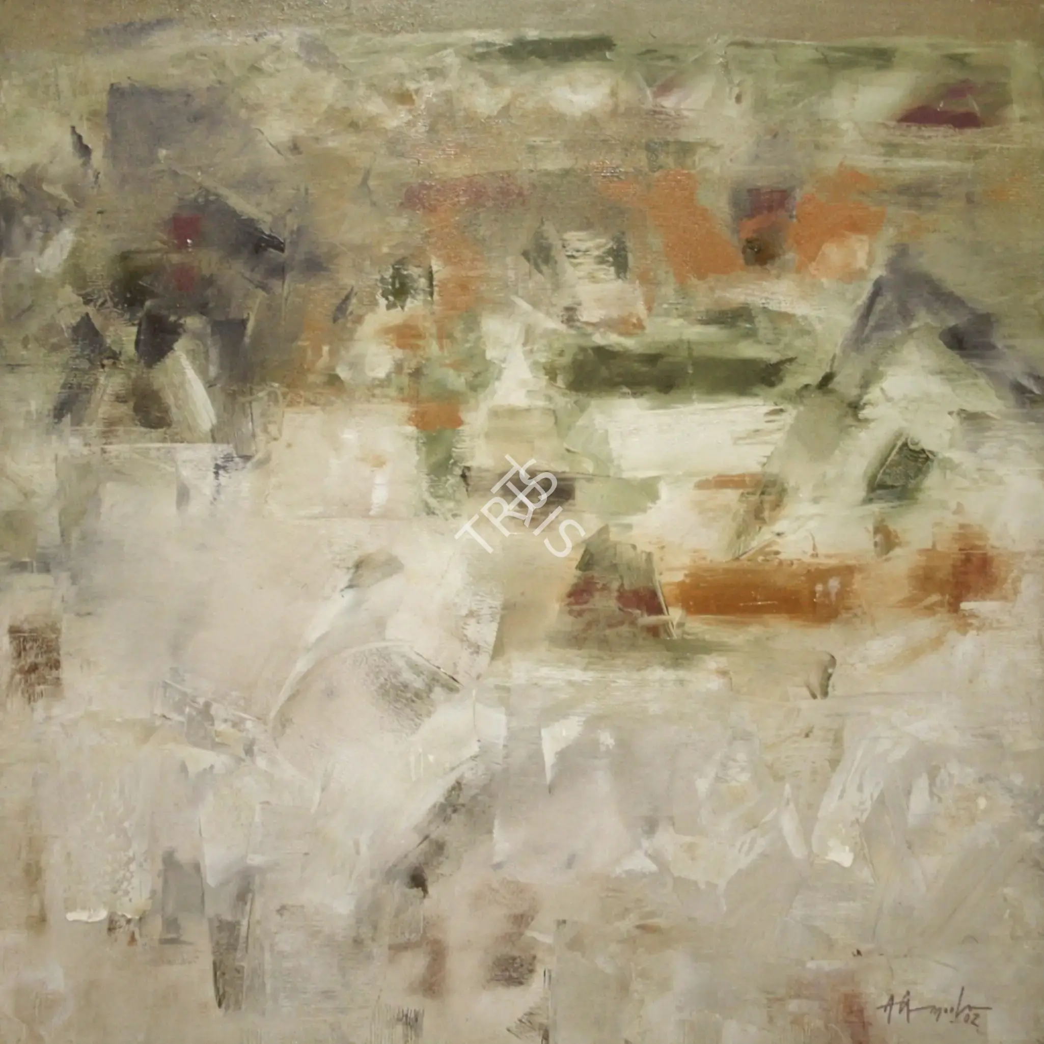 Adimoolam, K.M. (Artist). Untitled, 2002 | Painting