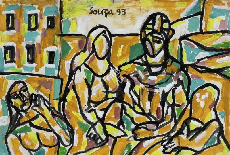 Souza, F.N. (Artist). Untitled, 1993 | Painting