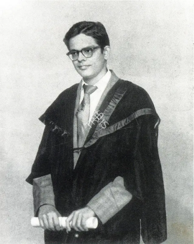 Unknown (Photographer). Bhupen Khakhar at his graduation. Photographic Still, 1954 | Contemporary Photograph, Bhupen Khakhar, 1998 | Photography | 00149860