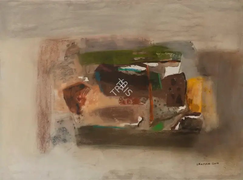 Shreshtha, Laxman (Artist). Untitled. Mixed media on paper, 2004 | Painting  | 00868797