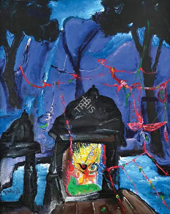 Parekh, Manu (Artist). Untitled. Acrylic on canvas, 2001 | Painting | FineArts | 00645969