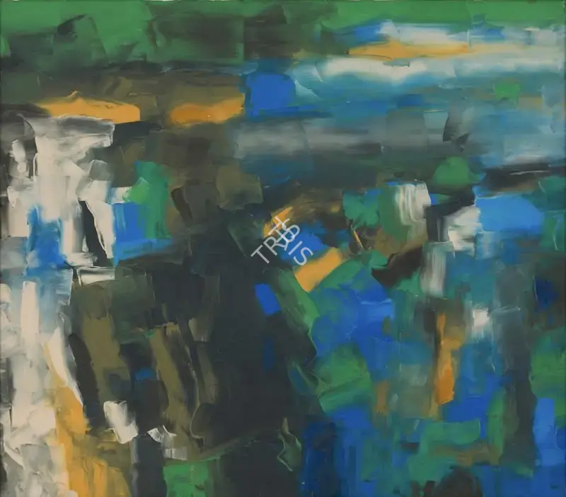 Adimoolam, K.M. (Artist). Untitled. Oil on canvas, 1998 | Painting | FineArts | 00362967