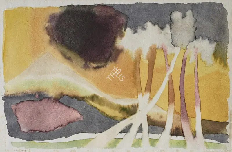 Husain, M.F. (Artist). Landscape, 1982 | Painting
