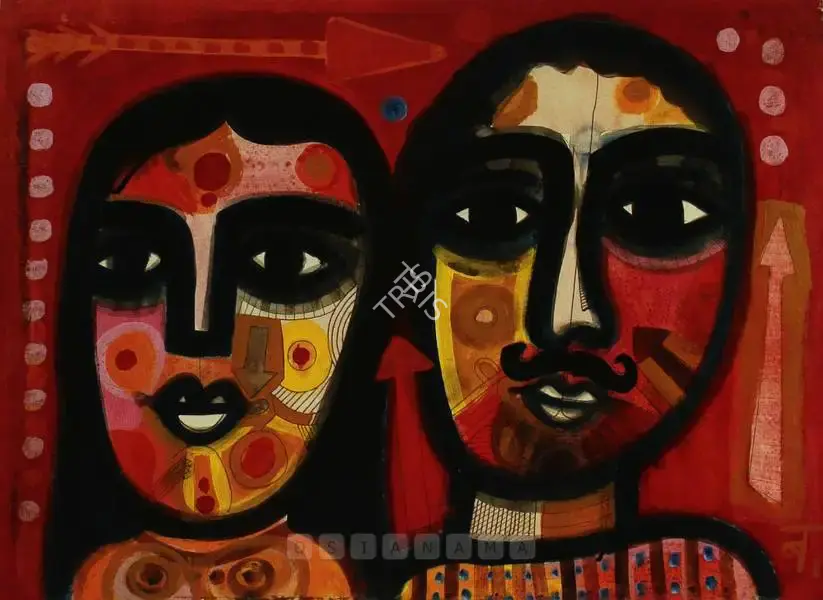 Narayan, Badri (Artist). Untitled, n.d. | Painting