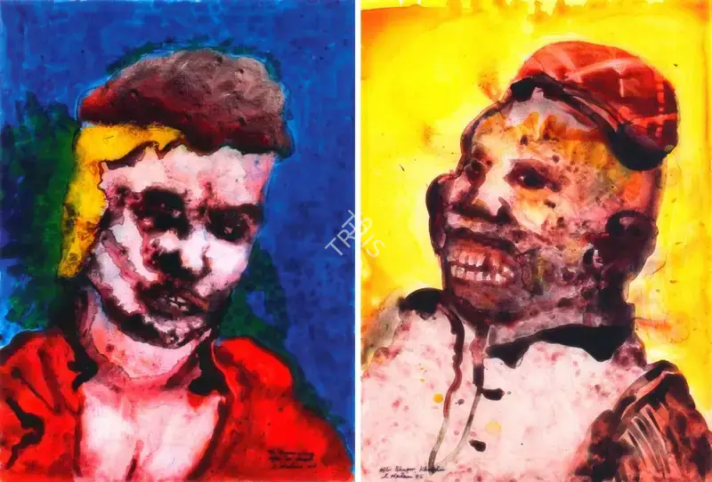 Malani, Nalini (Artist). The Rogues' Gallery after St. Bhupen; After Bhupen Khakhar, 2006 | Painting