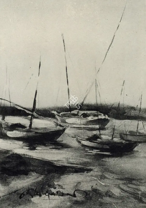 Solegaonkar, Govind Madhav (Artist). Seascape, n.d. | Painting