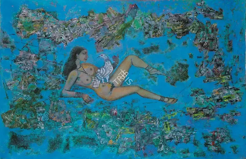 Santhanaraj, A.P. (Artist). Woman, 2003 | Painting