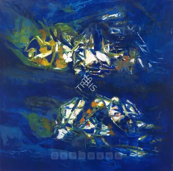 Raza, S.H. (Artist). La Mer, 1974 | Painting