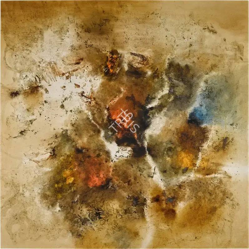 Shreshtha, Laxman (Artist). Untitled. Oil on canvas, n.d. | Painting | FineArts | 00355916