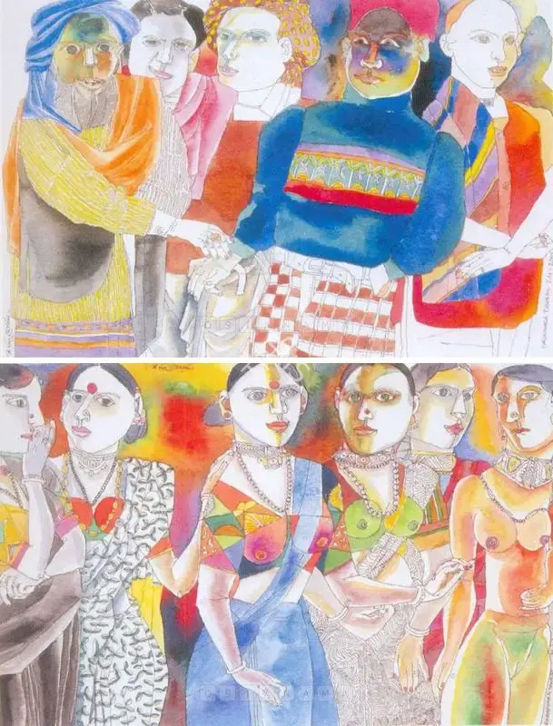 Goud, K. Laxma (Artist). Untitled, 2002 | Painting