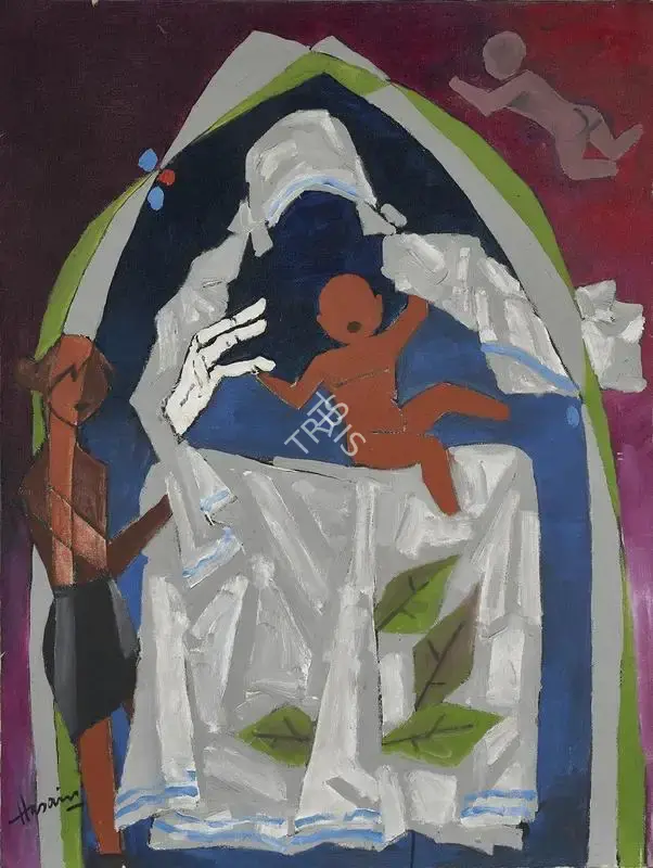 Husain, M.F. (Artist). Mother Teresa, c.1990 | Painting