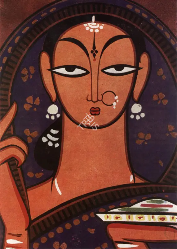 Roy, Jamini (Artist). The Offering. n.d. | Marg, December 2022 - March 2023 | Painting | FineArts | 00675405