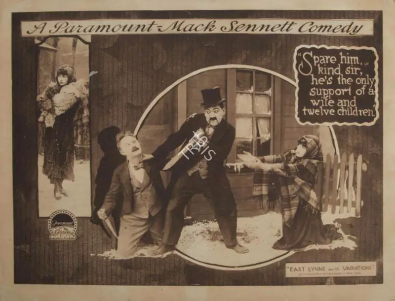 Sennett, Mack (Producer), East Lynne with Variations, 1919 | Lobby card | CinemaEducation | 00789966