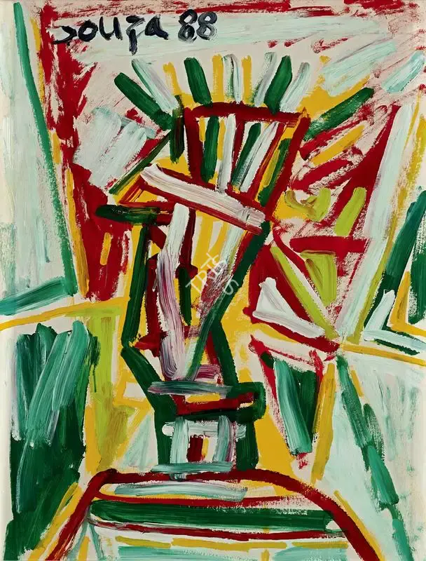 Souza, F.N. (Artist). Untitled, 1988 | Painting