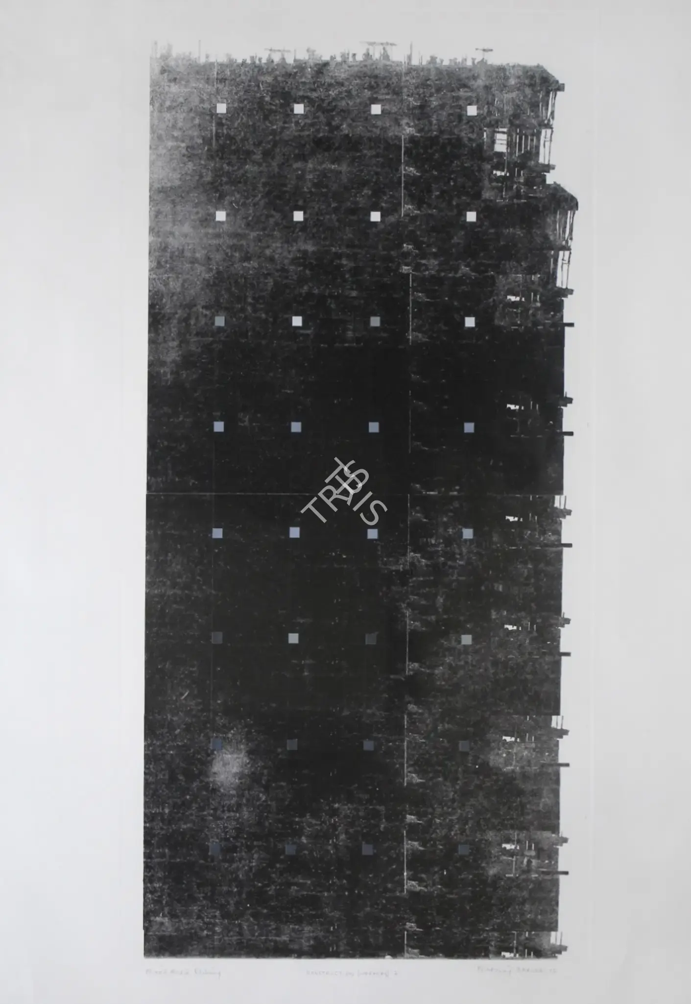 Sharma, Nataraj (Artist). Construction (Workers) 2. Mixed media etching on paper, n.d. | Graphic Art | FineArts | 00901134