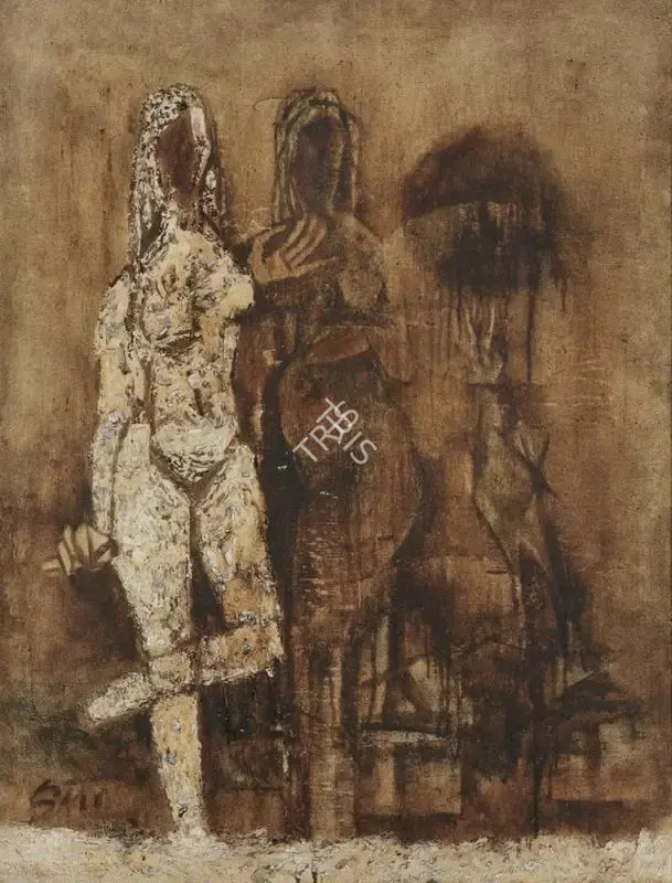 Husain, M.F. (Artist). Mithun - II, 1963 | Painting