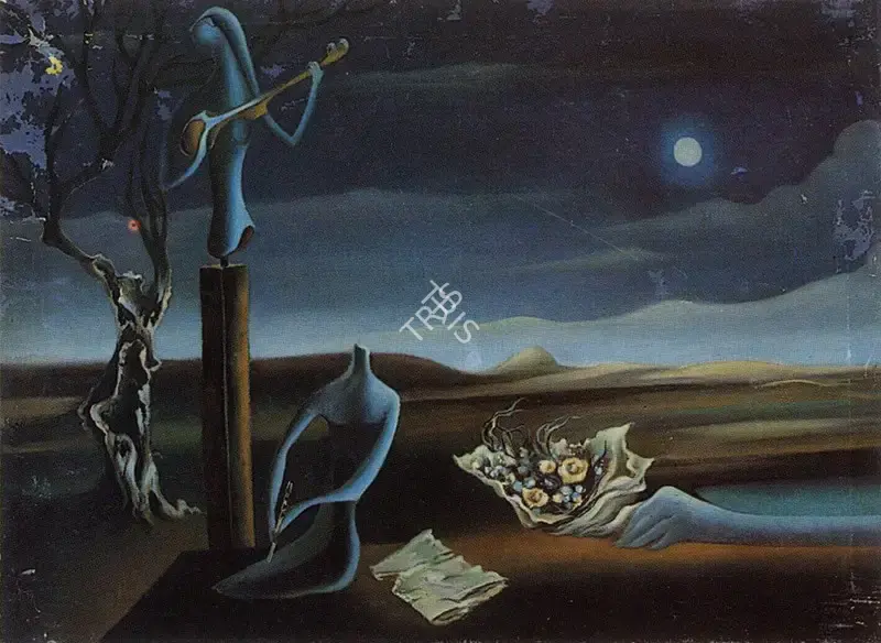 Misra, Hemanta (Artist). Eternal Music. Oil on canvas, unframed, n.d. | Painting | FineArts | 00373925