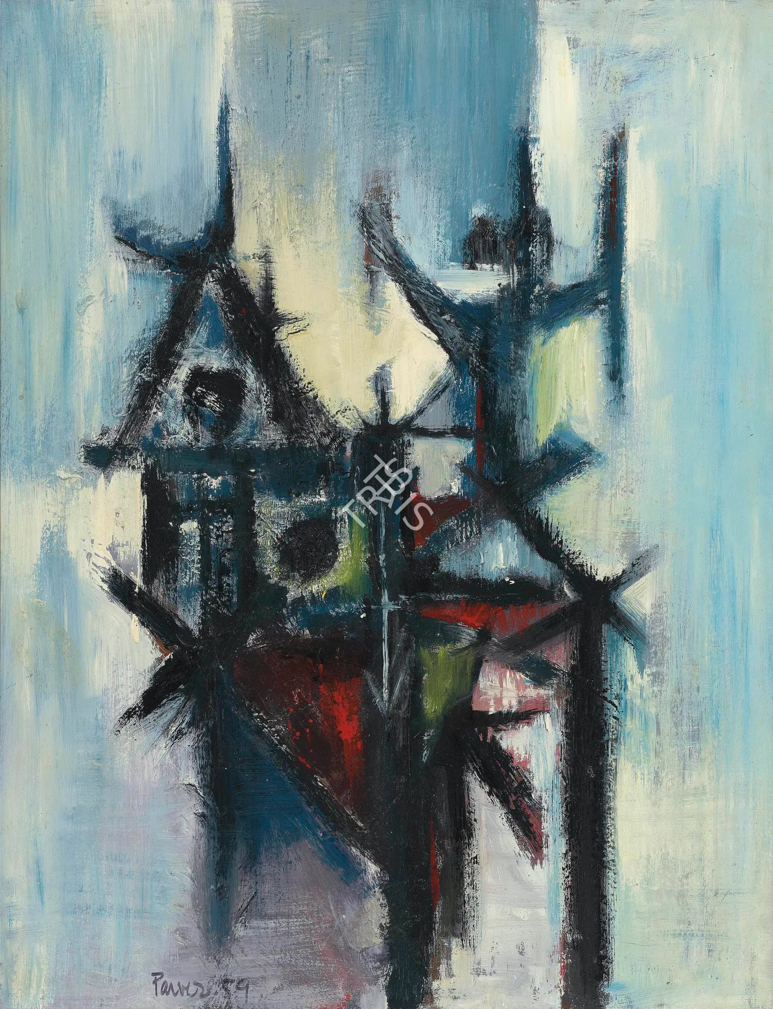 Parvez, Ahmed (Artist). Untitled, 1959 | Painting